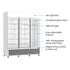 Thermaster Three Glass Door Colourbond Upright Drink Fridge - LG-1203P